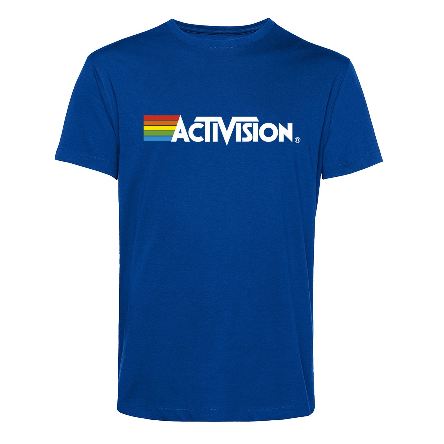 Activision Men's T-Shirt, Blue Unisex Style