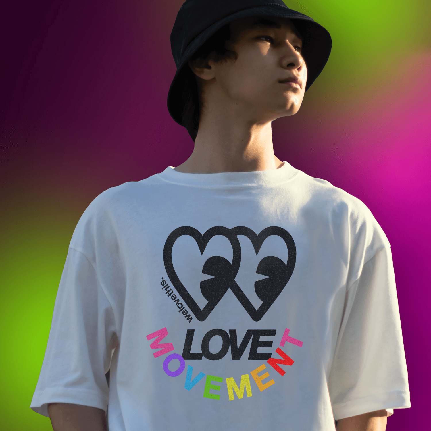 Love Movement Pride White T-Shirt