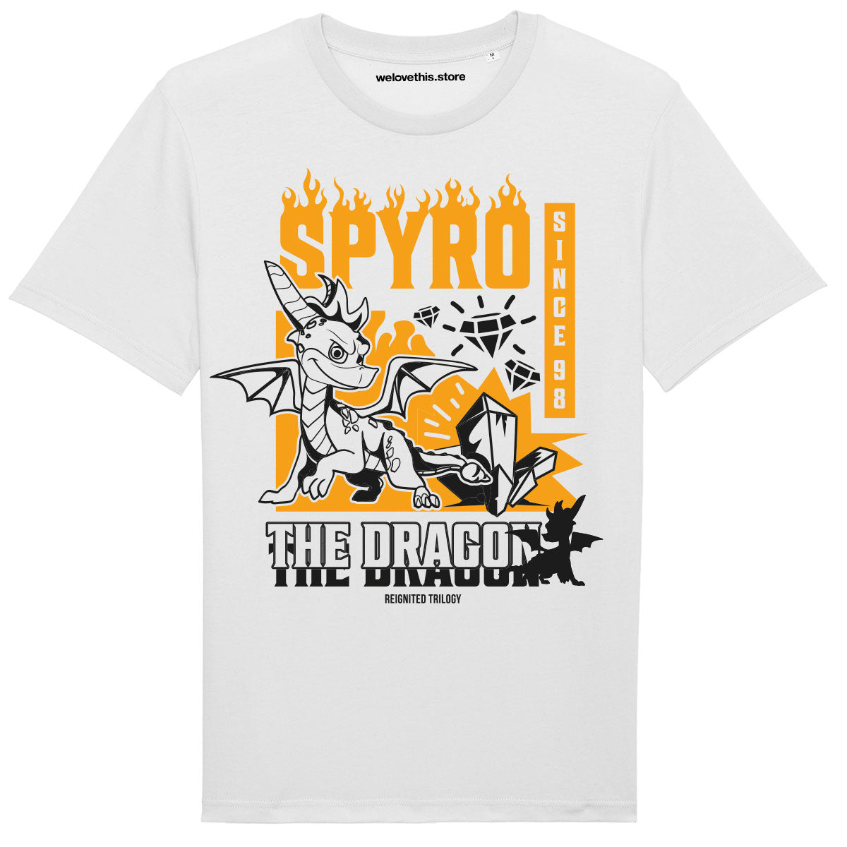 Spyro The Dragon 'Since 98' Orange T-Shirt, Reignited Trilogy Range