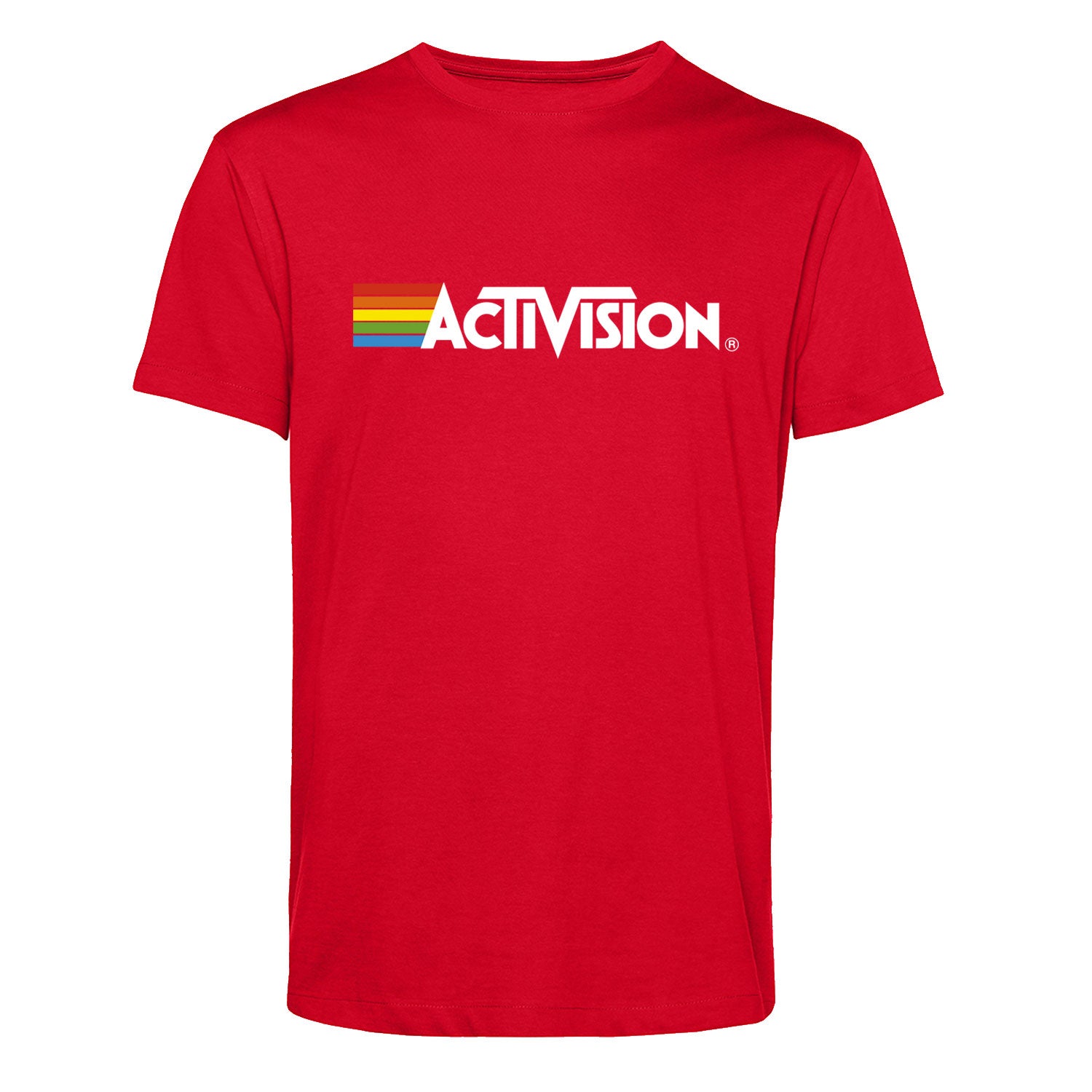 Activision Men's T-Shirt, Red Unisex Style