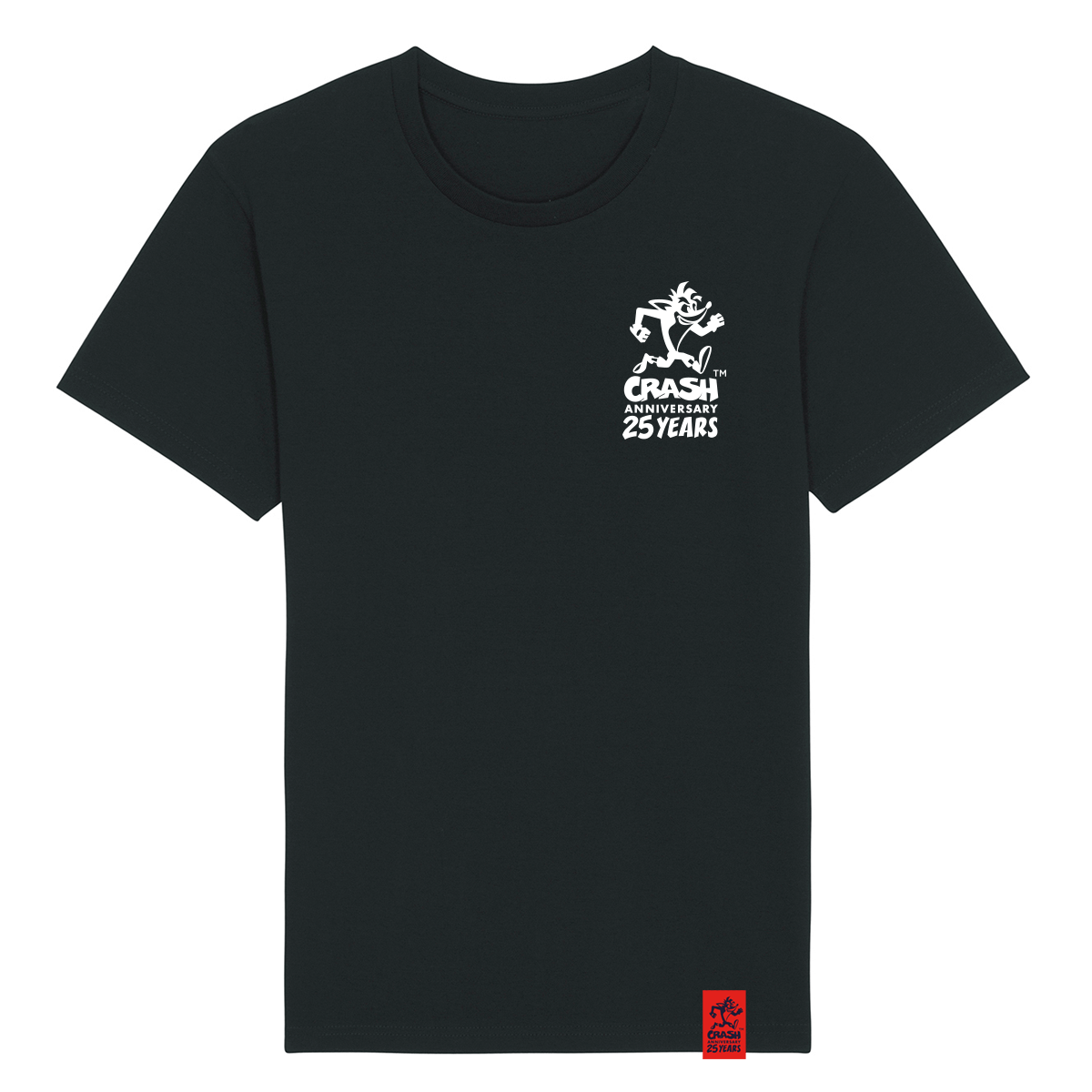 Crash Bandicoot 25th Anniversary T-Shirt with Back Print