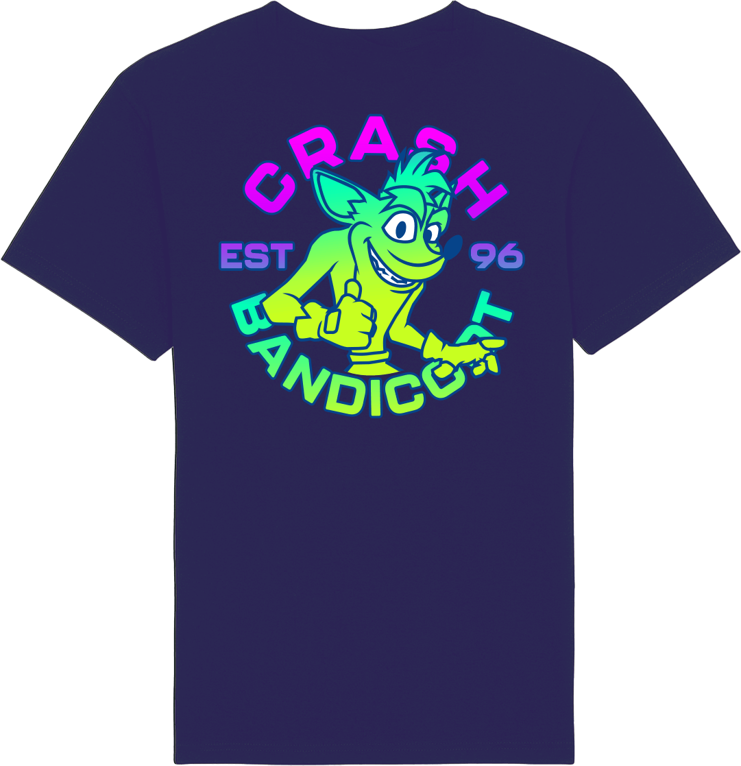 Crash Bandicoot Ombre Print Shirt